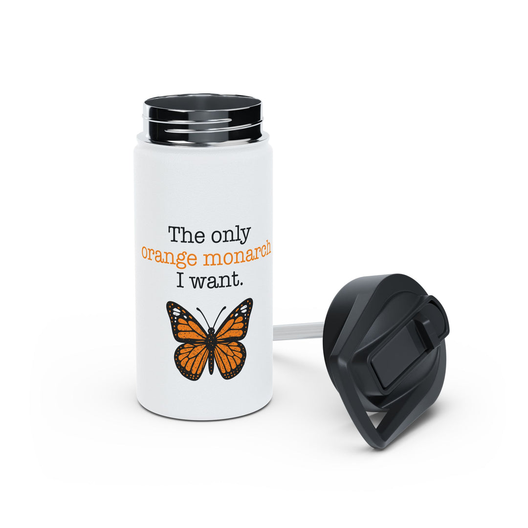 The Only Orange Monarch I Want - Stainless Steel Water Bottle - Standard Lid
