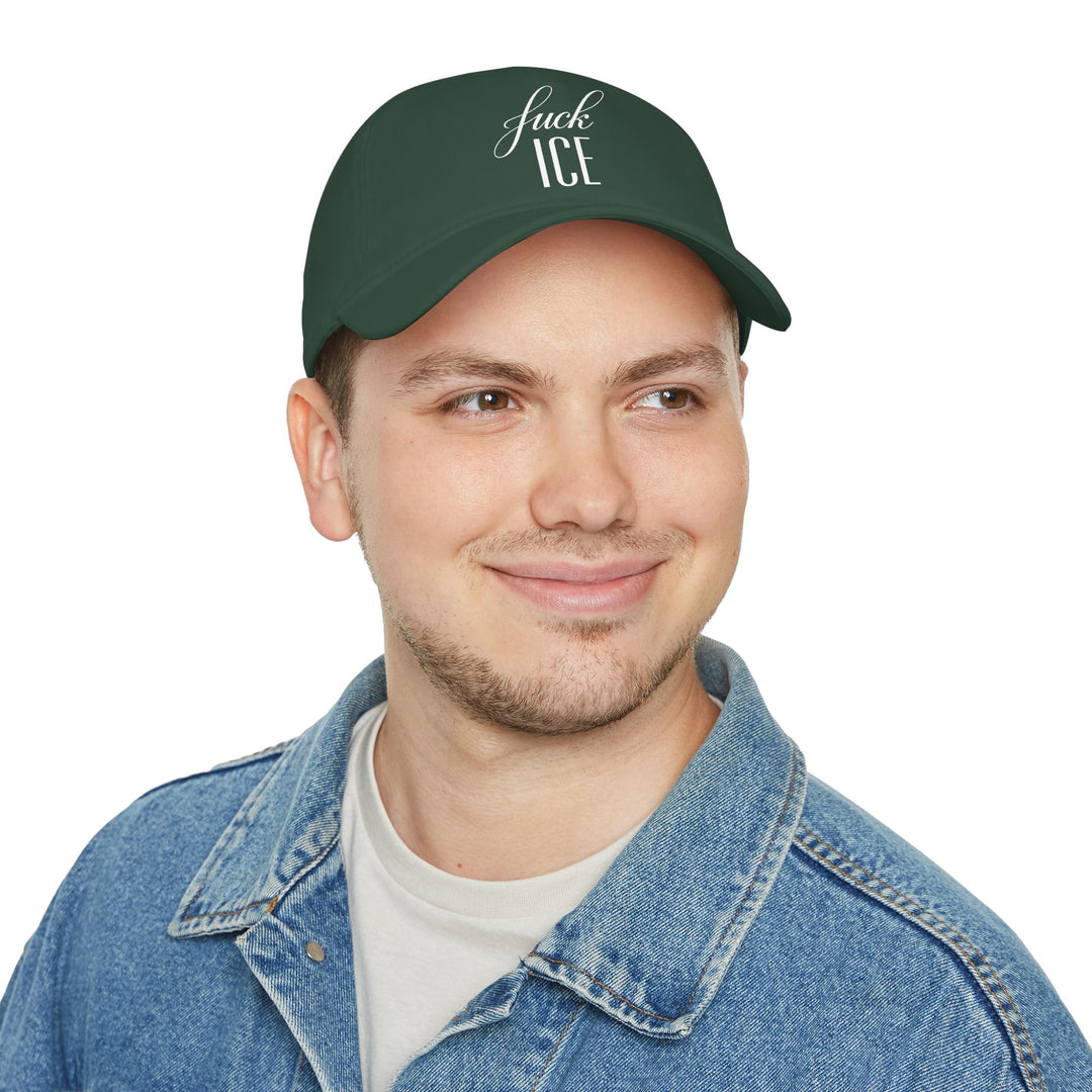 F*ck ICE Cursive Graphic – Cotton Baseball Cap