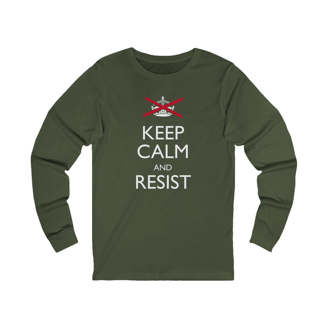 Keep Calm and Resist Classic Graphic – Unisex Long Sleeve Shirt