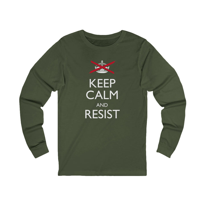 Keep Calm and Resist Classic Graphic – Unisex Long Sleeve Shirt