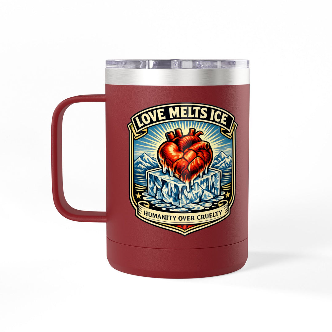 Love Melts ICE – Stainless Steel Travel Mug 15oz