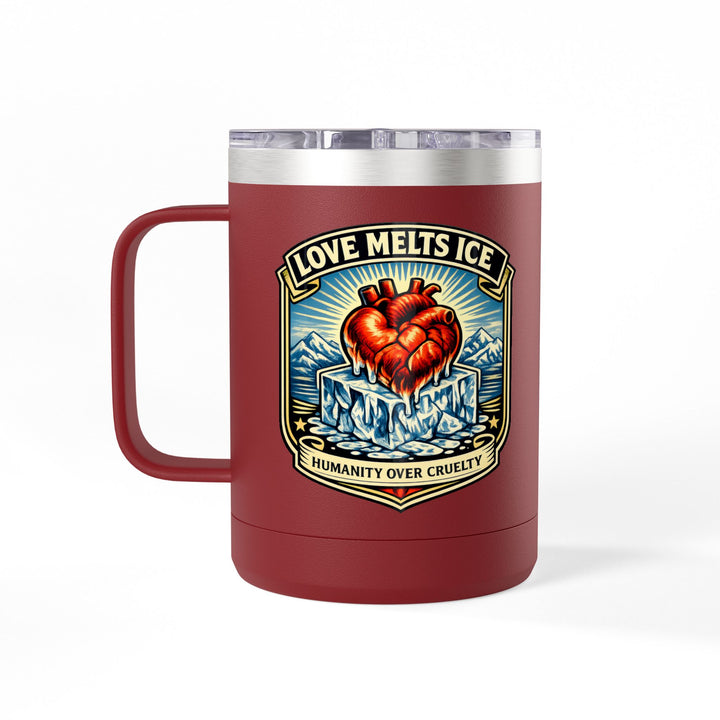 Love Melts ICE – Stainless Steel Travel Mug 15oz
