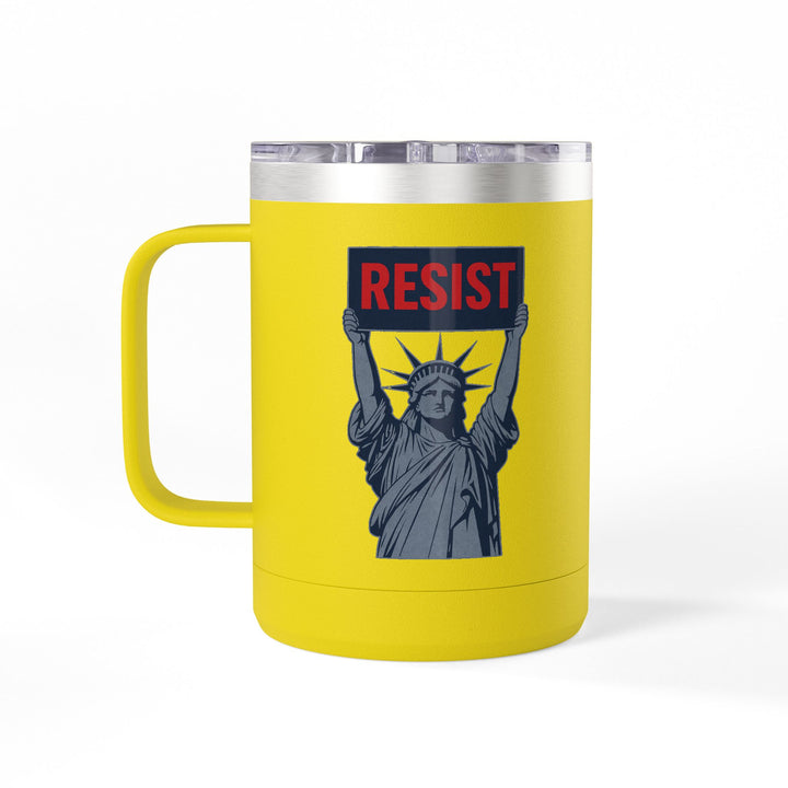 RESIST - Lady Liberty Graphic – Coffee Mug Tumbler, 15oz